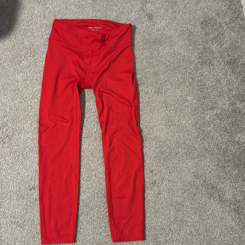 Outdoor Voices Red Leggings